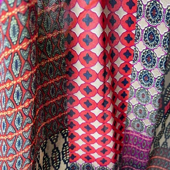 Anthropology sans souci bohemian cardigan duster sheer size large - Picture 4 of 10